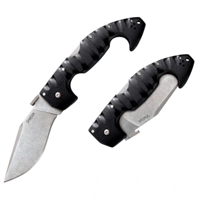 Cold Steel Spartan Folding Knive, Clip Point, Plain Edge (21ST)