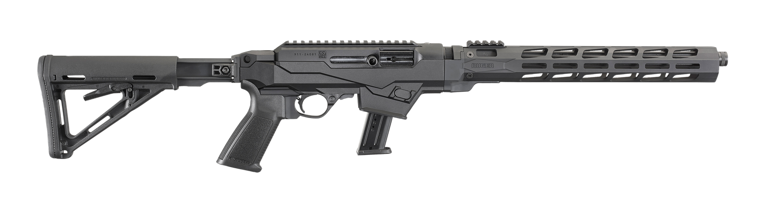 Ruger PC Carbine Takedown Rifle 19122, 9mm, 16.12", Synthetic Stock, M-Lok Handguard, Black Finish, 17 Rds