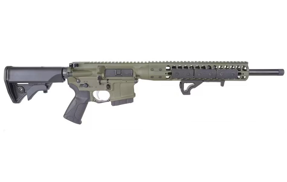 LWRC International IC-DI Rifle ICDIR35ODG16L, 350 Legend, 16.1", Lwrc Compact Adjustable Stock, OD Green Finish, 30 Rds