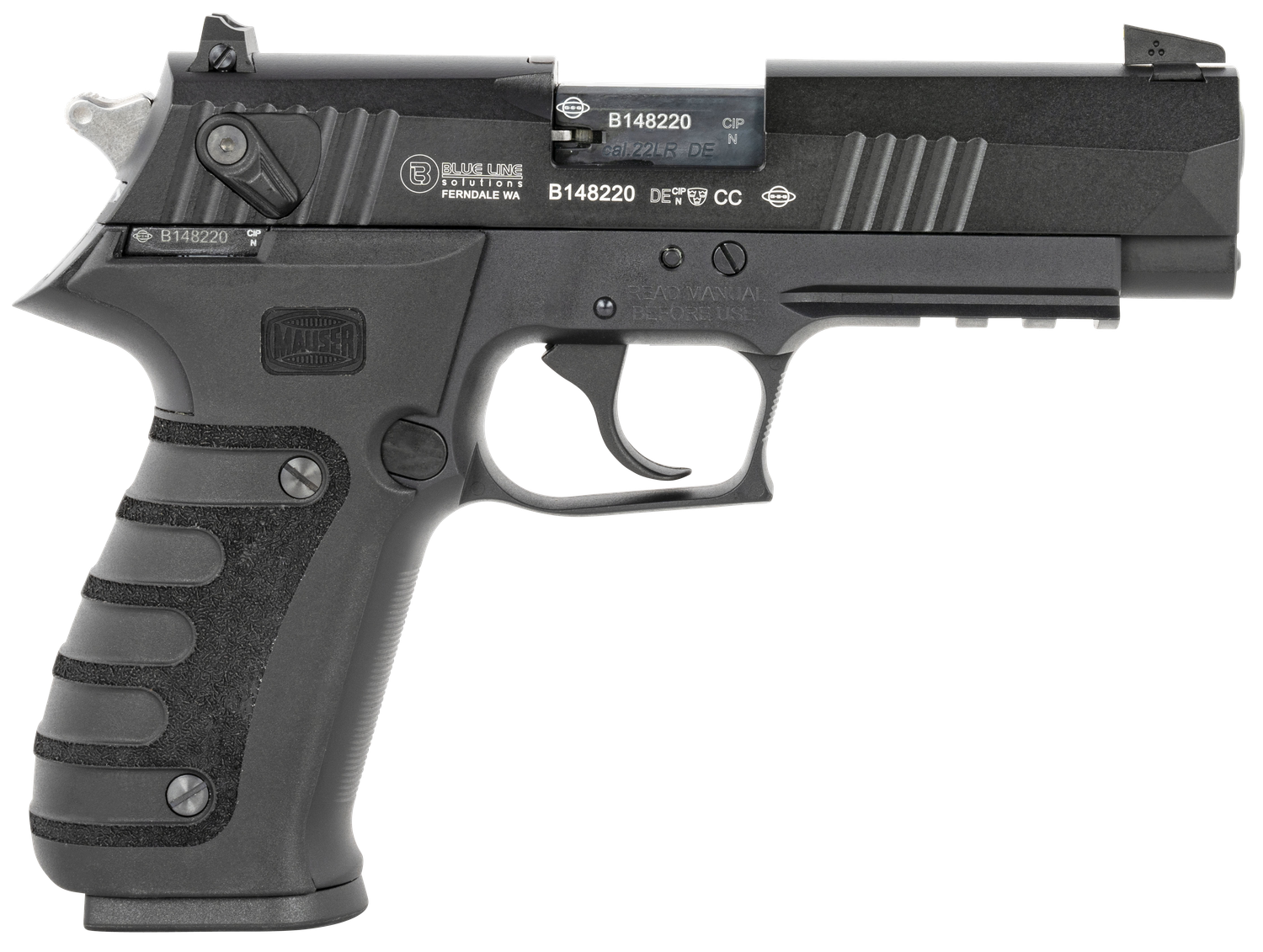 FMK M20 Pistol 4010101, 22 LR, 4in, Black Molded Grips, Black Finish, 10 Rds