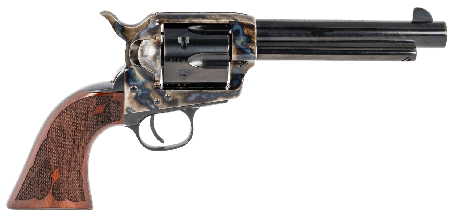 Taylors Gambler Single Action Revolver 555130, 45 Colt, 5.5", Walnut Grips, Case Hardened Finish, 6 Rds