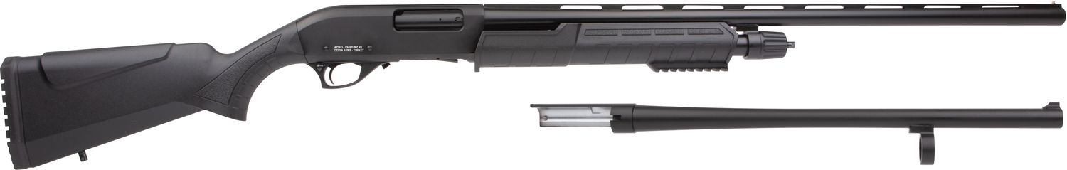 Rock Island Armory Field Pump Shotgun PA12C1828-B, 12 Gauge, 28", 3" Chmbr, Synthetic Stock, 5 Rds