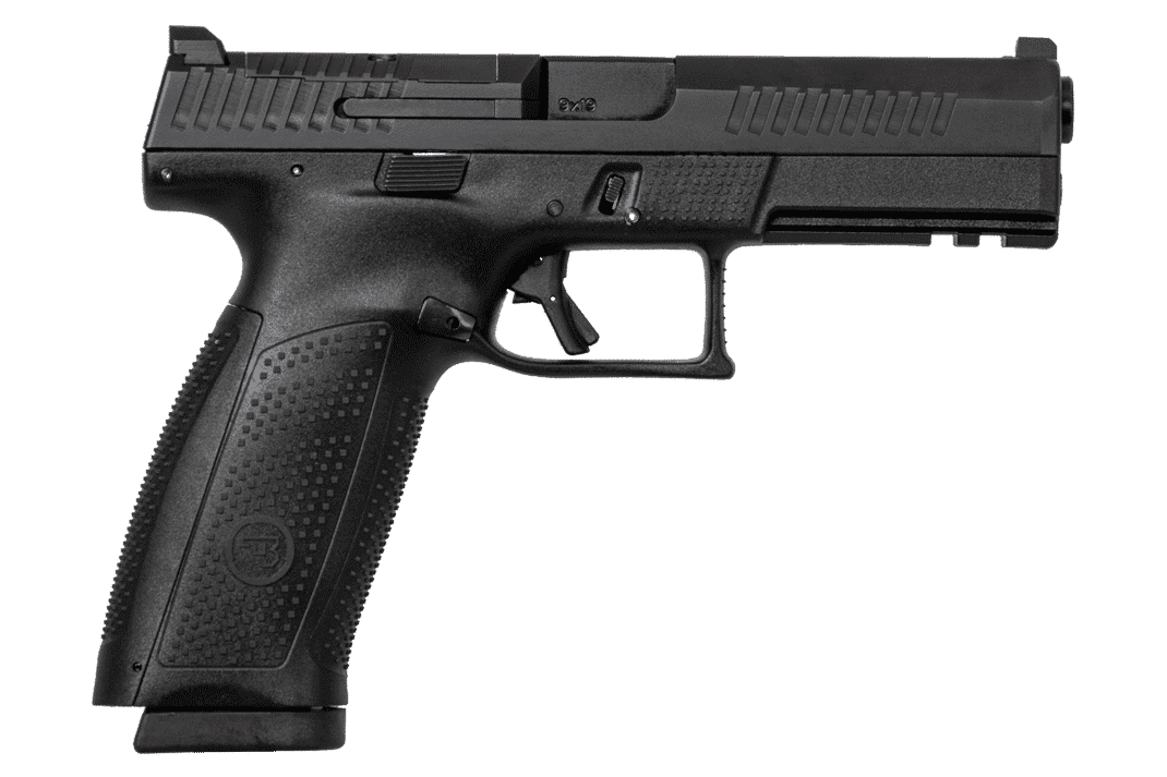 CZ-USA P-10 F Semi Auto Pistol 01550, 9mm Luger, 5.1", OR, Black Finish, 10 Rds
