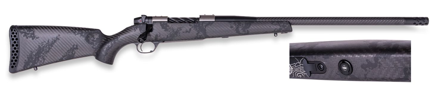 Weatherby Mark V Backcountry Guide Ti Rifle MGT01N240WR4B, 240 Weatherby Mag, 22", Carbon Fiber W/black Sponge Stock, 4 Rds