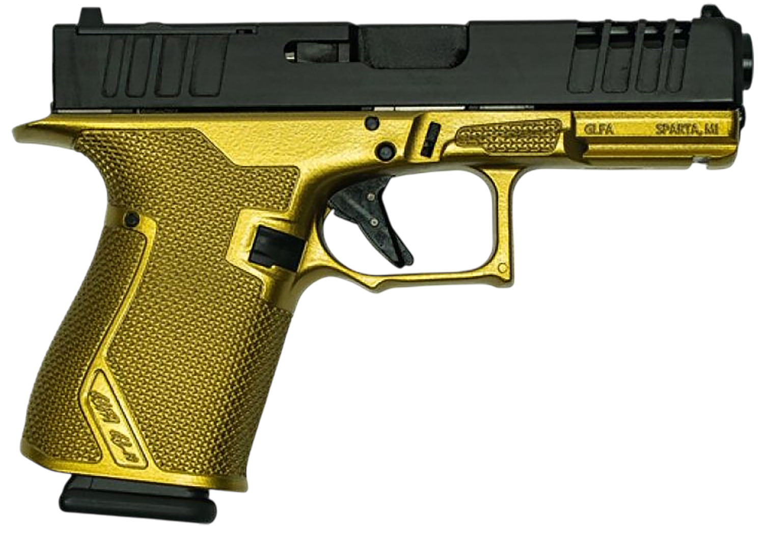 Great Lakes Striker Optic Ready Pistol GL19GGLD, 9mm, 4in, Galaxy Gold Cerakote Finish, 15 Rds