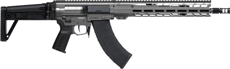 CMMG Dissent MK47 Rifle 86A7F0BTNG, 7.62x39mm, 14.30", CMMG Dissent Side Folding Stock, 30 Rds