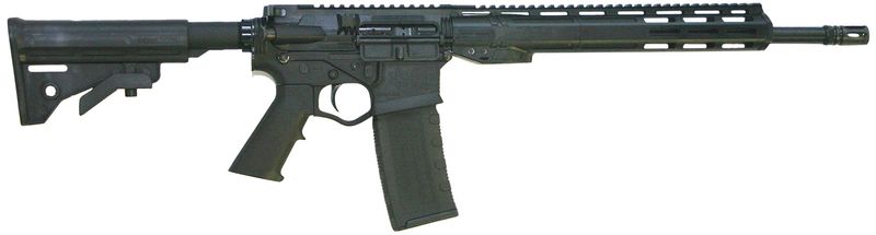 American Tactical Alpha Maxx Maxx Rifle ATIGAX30013ML, 300 Blackout, 16", ATI MM4 Black Synthetic Stock, 30 Rds