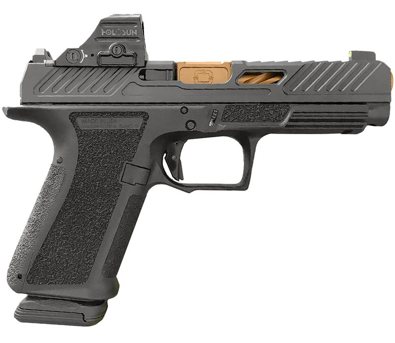 Shadow Systems MR920 Elite w/Optic Optic Ready Pistol SS1011H, 9mm Luger, 4.50in, Interchangeable Backstrap, Black Finish, 15 Rds
