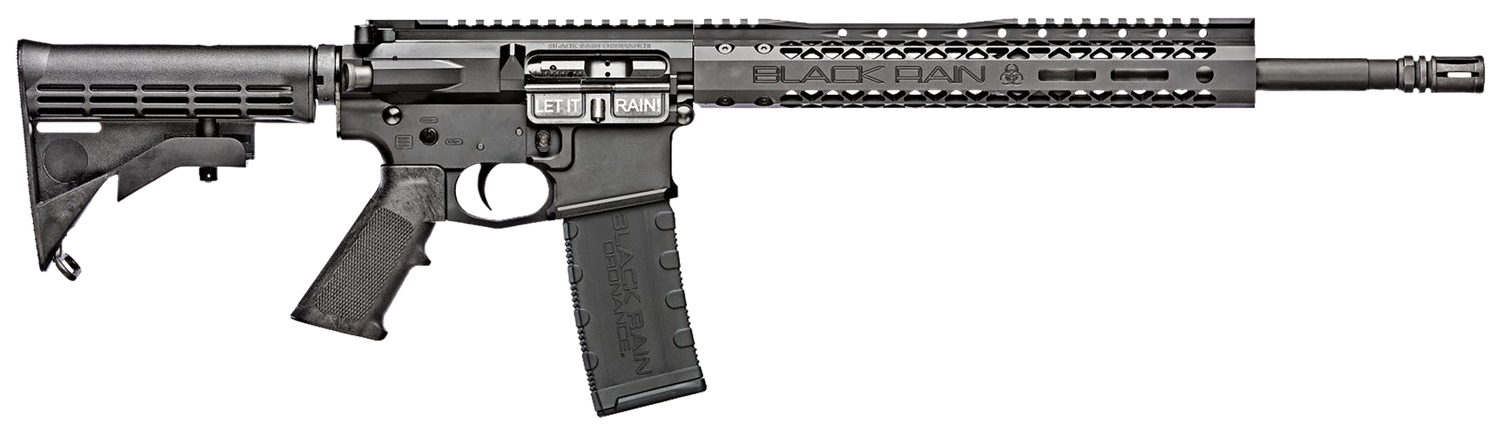 Black Rain Ordnance Tyrant Semi-Auto Rifle TYRANT300BLK, 300 Blackout, 16", Adjustable Stock, 30 Rds