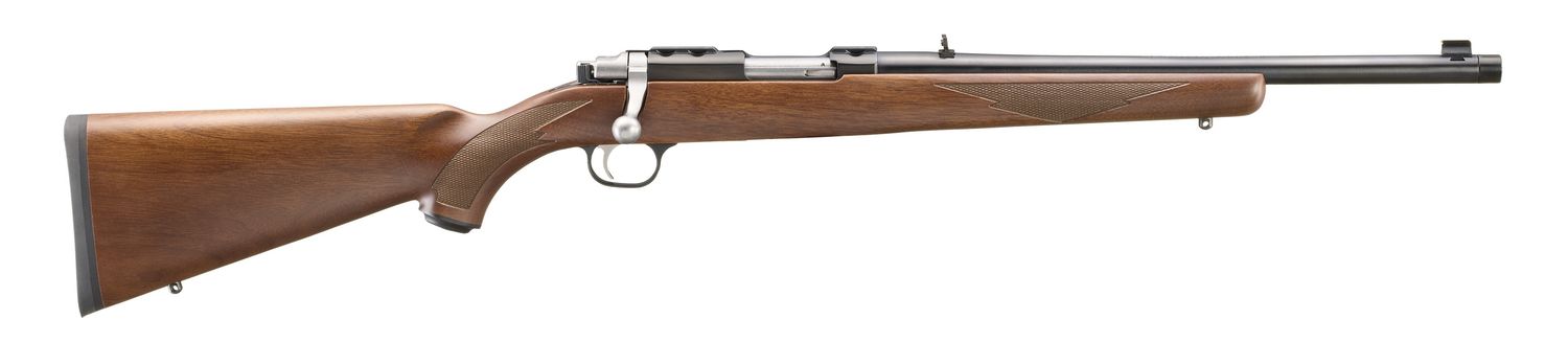 Ruger 77/44 Bolt Action Rifle 7428, 44 Rem Mag, 16", Walnut Stock, Blued Finish, Threaded, 4 Rds