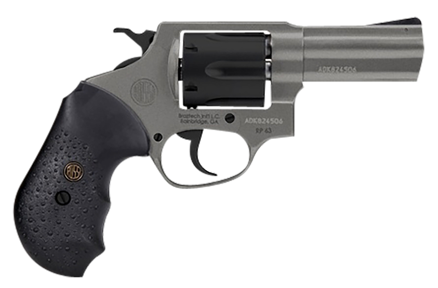 Rossi RP63 Revolver 2RP631C, 357 Mag, 3", Black Rubber Grips, Tungsten Gray Cerakote Finish, 6 Rds