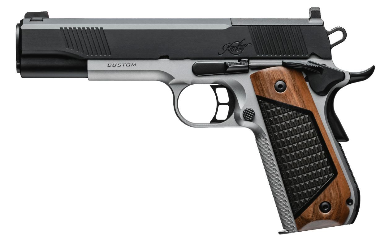 Kimber Next Gen Custom Two-Tone Pistol 3200400, 45 ACP, 5in, Wood Grips, 8 Rds