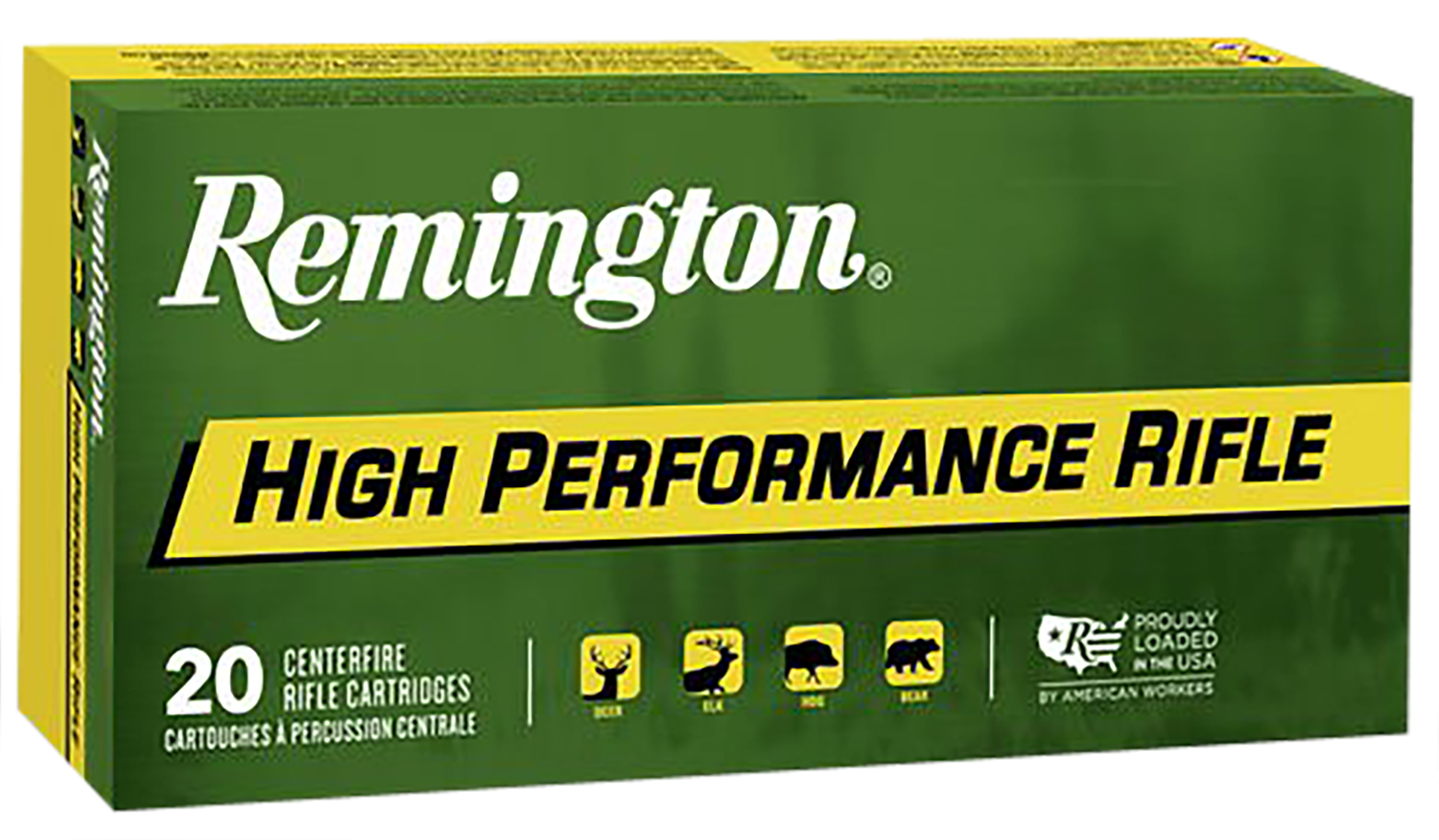Remington Rifle Ammuntion R243W1, 243 Winchester, Pointed Soft Point (SP), 80 GR, 3350 fps, 20 Rd/bx