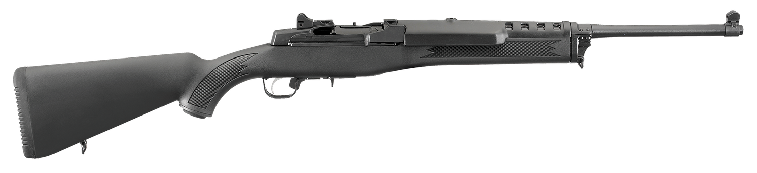 Ruger Mini-14 Ranch Rifle 5855, 223 Remington, 18.5 in, Black Synthetic Stock, Blue Steel Barrel Finish