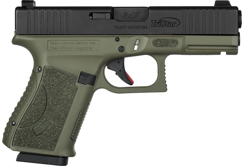 Tri-Star Apoc Pistol 85776, 9mm Luger, 4.02in, Textured, Multicam Cerakote Finish, 15 Rds