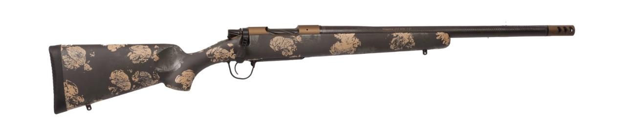 Christensen Ridgeline Rifle 801-06602-00, 25 Creedmoor, 22", Synthetic Carbon W/green and Tan Accents Stock, 4 Rds