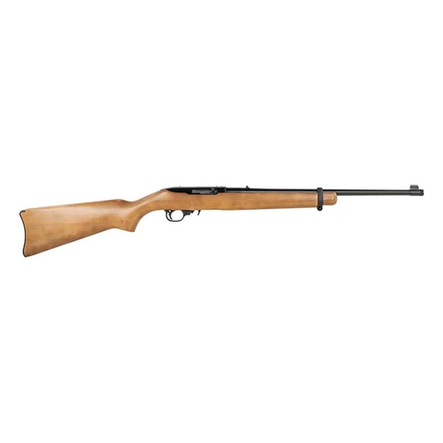 Ruger 10/22 Rifle 31242, 22 LR, 18.5", Semi-Auto, Birchwood Stock, Blued Steel Finish, Threaded, 10 Rds