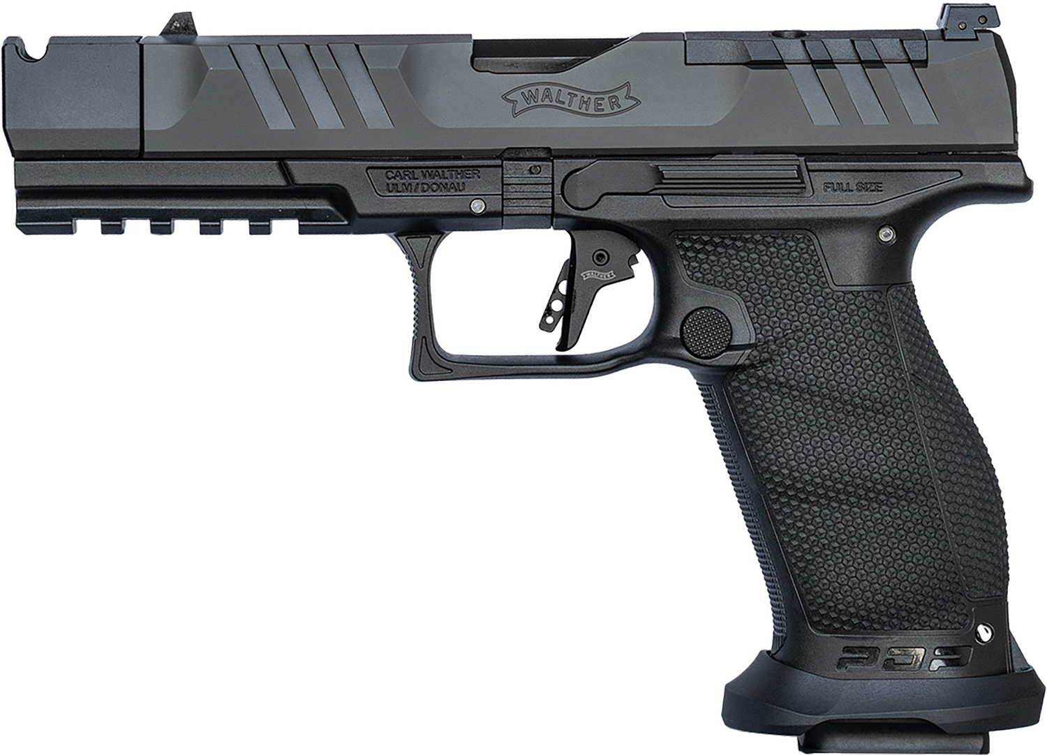Walther PDP Pro-X Optic Ready Pistol 4796035, 9mm Luger, 4.60in, Medium Backstrap, Black Finish, 10 Rds
