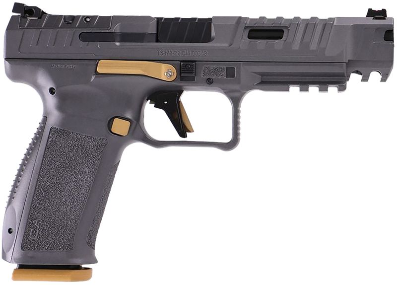 Century SFx Rival Optic Ready Pistol HG6771TN, 9mm Luger, 5in, Rival Grey Polymer Grips, Canik Grey Finish, 10 Rds
