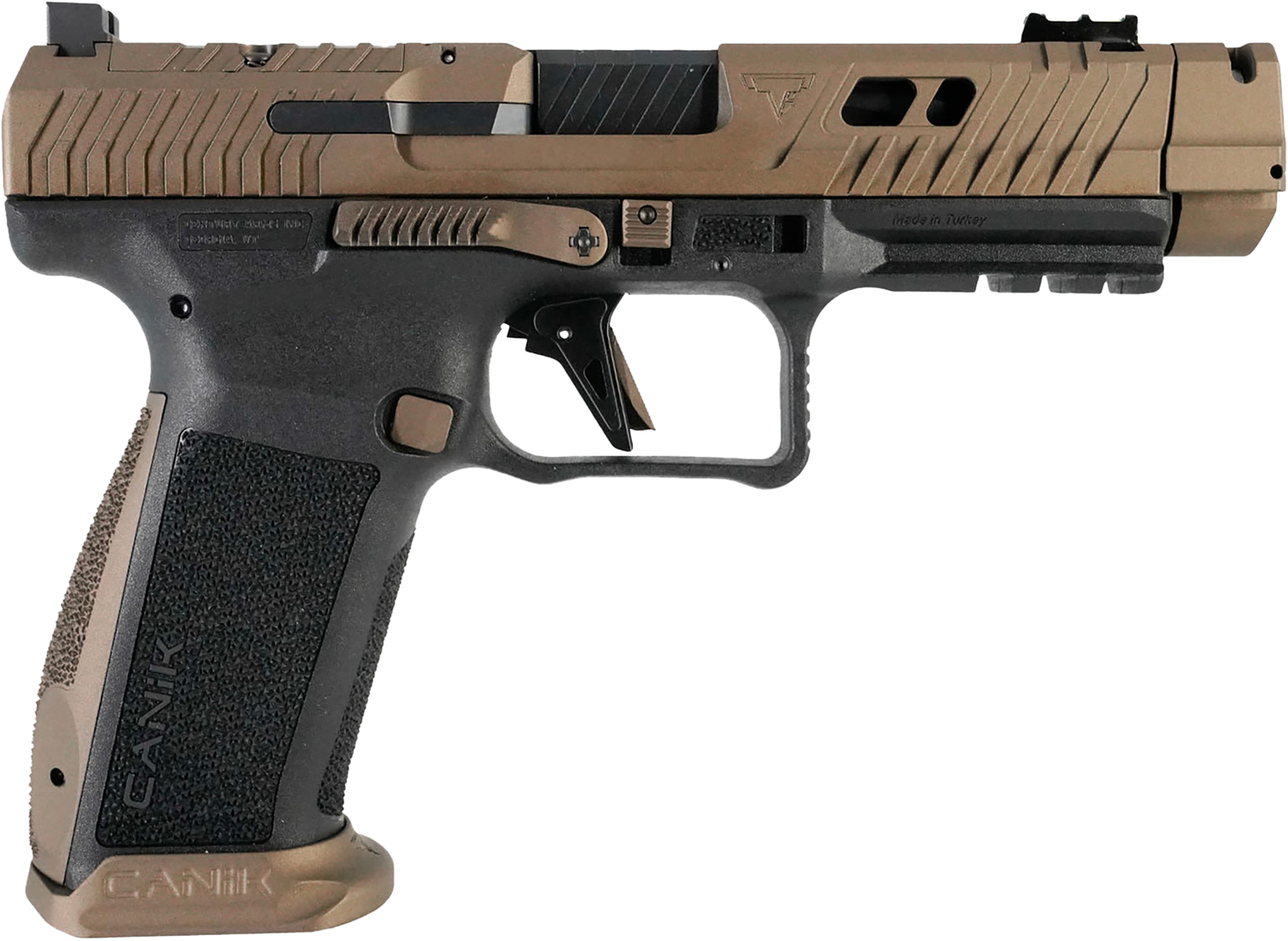 Century TTI Combat Optic Ready Pistol HG7864N, 9mm Luger, 4.60in, Aggressive Texture, Black Finish, 10 Rds