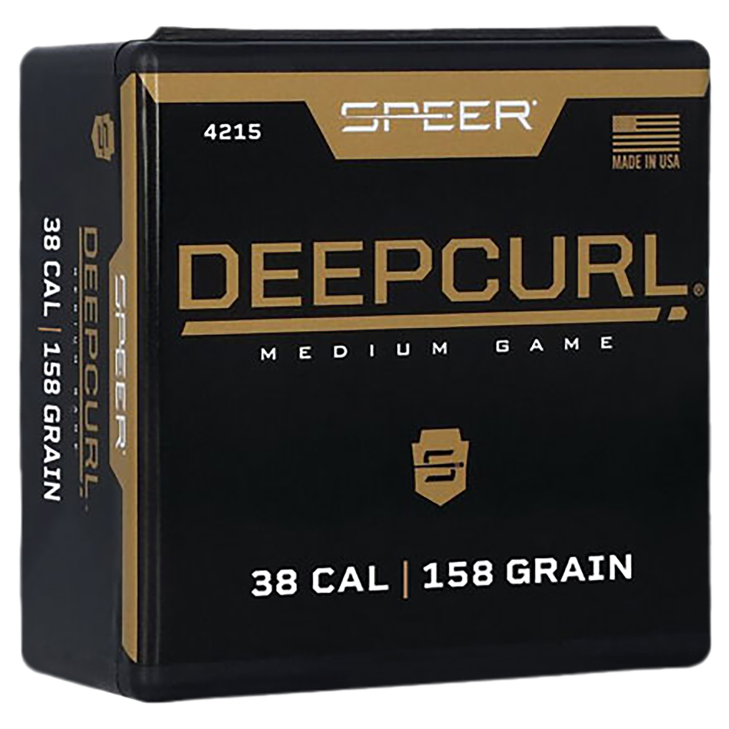Speer 38 Caliber 158 Grain Gold Dot Hollow Point 100/Box (4215), Not Loaded