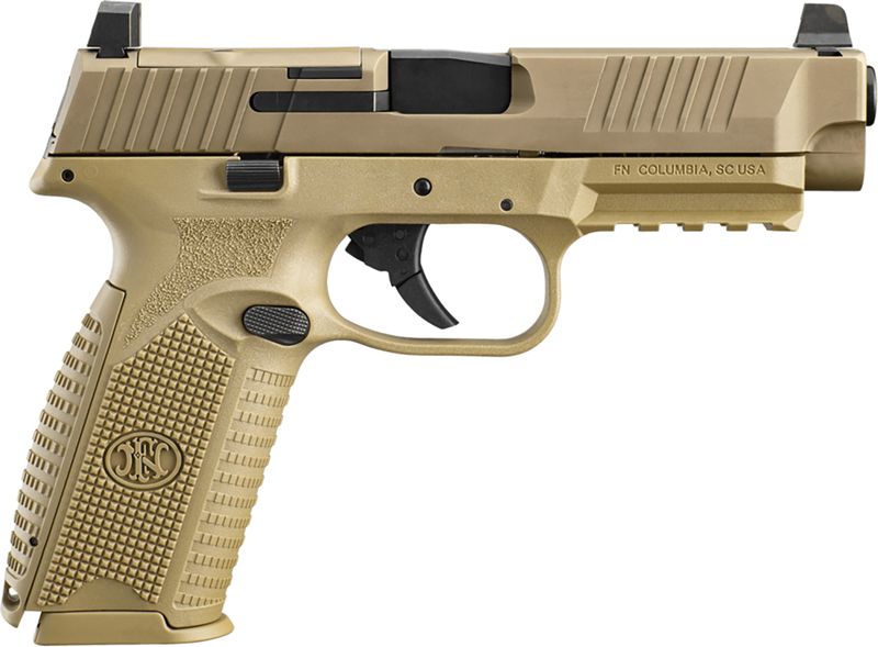 FN Herstal 509 MRD Optic Ready Pistol 66100723, 9mm Luger, 4.50in, FDE Polymer, Flat Dark Earth Finish, 10 Rds