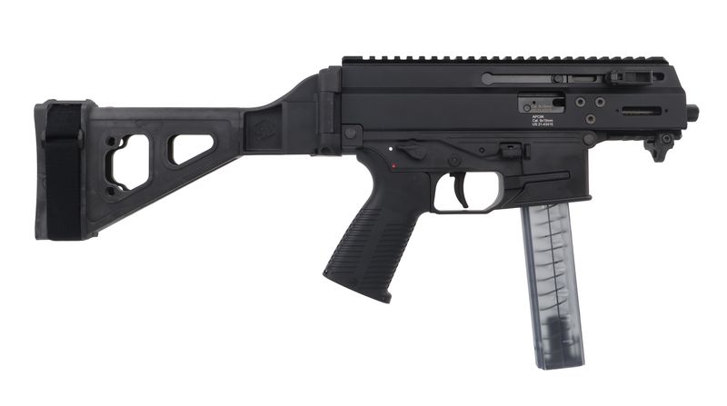 B&T APC9K Pro Semi-Auto Pistol BT-36045-WB, 9mm, 5.5 in, Black Finish, 30 Rds