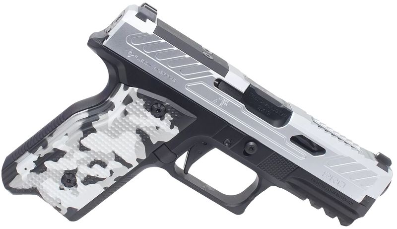 Fusion XF Pro Optic Ready Pistol XF9C, 9mm Luger, 4in, Interchangeable Panels, Chrome Finish, 15 Rds