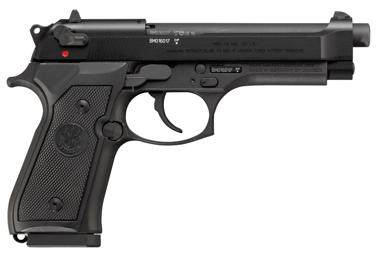 Beretta M9 Semi-Auto Pistol J90AIM9F18, 22 Long Rifle, 4.9