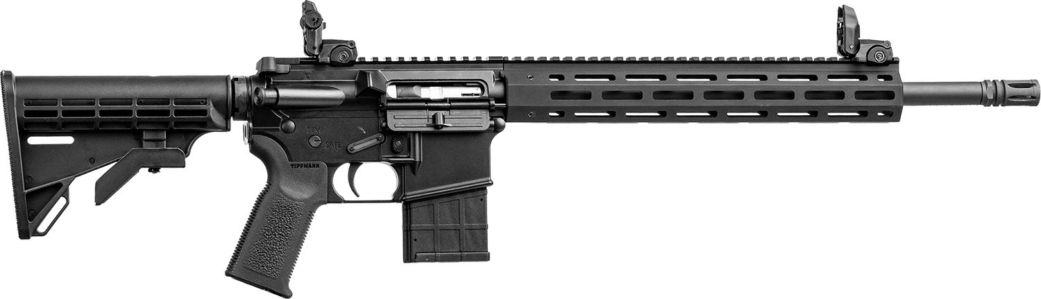 Tippmann Arms M4 Magnum Elite MSR A101256, 22 WMR,16", Black Parkerized Threaded Barrel, Adj. CAR15 Polymer Stock, 15+1