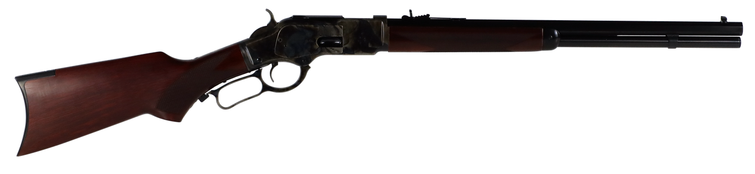 Taylors 1873 Lever Action Rifle 550219, 45 Colt (LC), 20", Case Hardened Receiver, Blued Barrel, 10 Rds