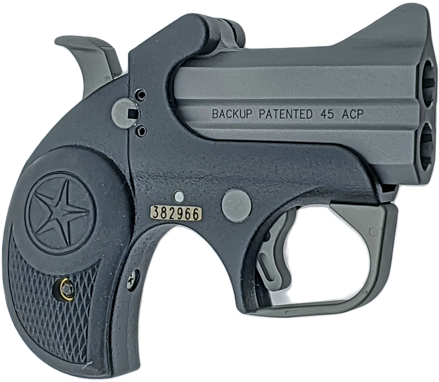 Bond Arms Backup Special Edition Pistol BACKUP, 45 ACP, 2.5", Polymer Grips, Matte Stainless Finish, 2 Rd