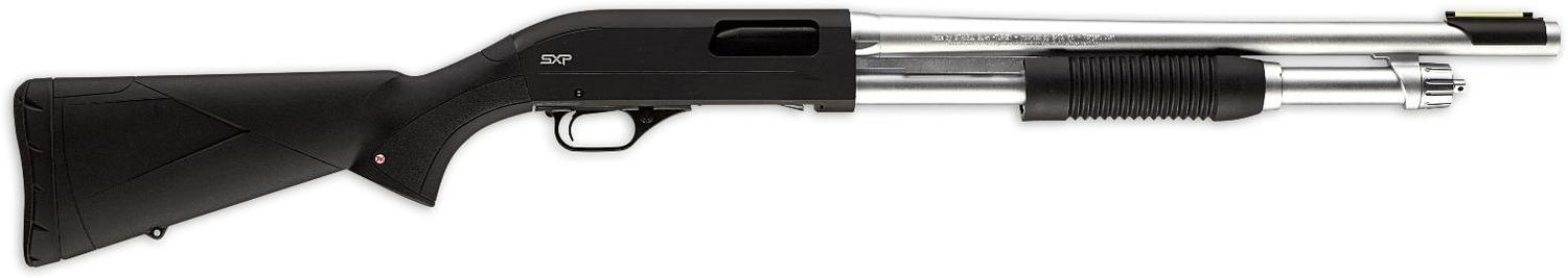 Winchester Super X Pump Defender Shotgun 512268395, 12 Gauge, 18 in, Synthetic Stock, Black Finish