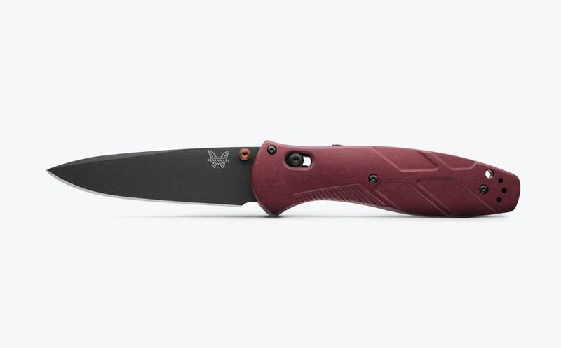 Benchmade Barrage Folding Knife w/Black Drop-Point Blade, Redstone Grip (581BK-04)