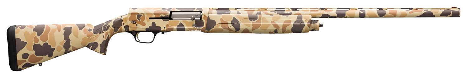 Browning A5 Shotgun 0119082004, 12 Gauge, 28", 3.5" Chmbr, Adjustable Shim, Vintage Tan Camo, 4 Rds