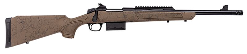 CVA Cascade SR80 Rifle CR3933, 308 Win, 18", Flat Dark Earth w/Black Web Adj LOP Synthetic Stock, 10 Rds