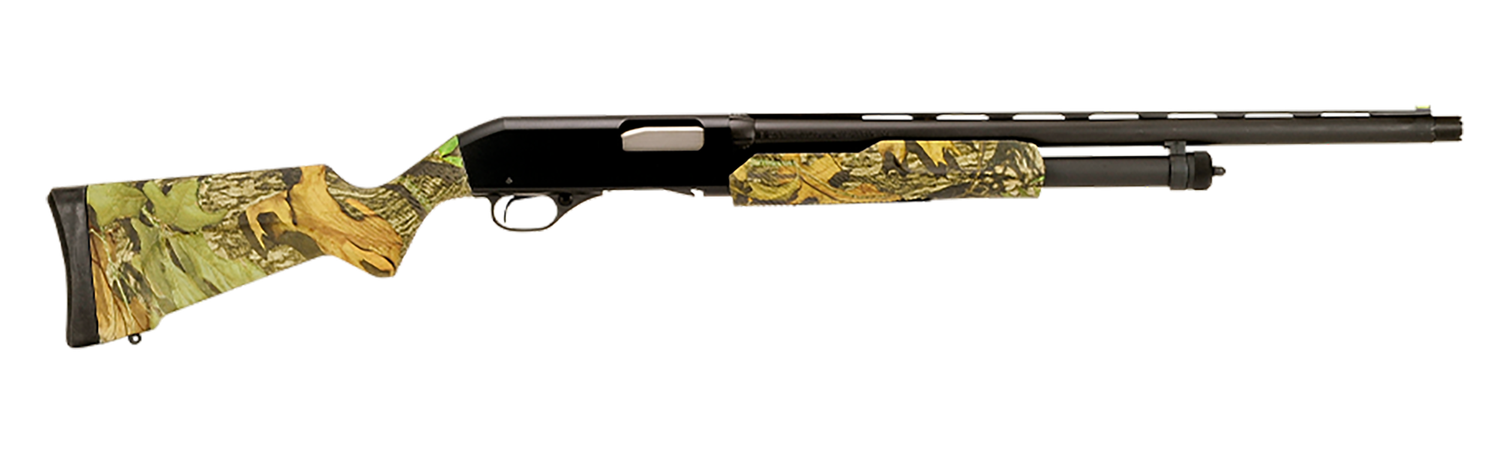 Savage 320 Pump Shotgun 22564, 12 Gauge, 22", 3" Chmbr, Mossy Oak Obsession Synthetic Stock, Black Finish