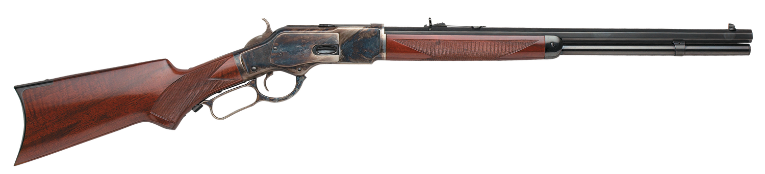 Taylors 1873 Lever Action Rifle 550175DE, 357 Mag, 20" Octagon Barrel, Color Case Hardened Finish, Walnut Stock, 10 Rds