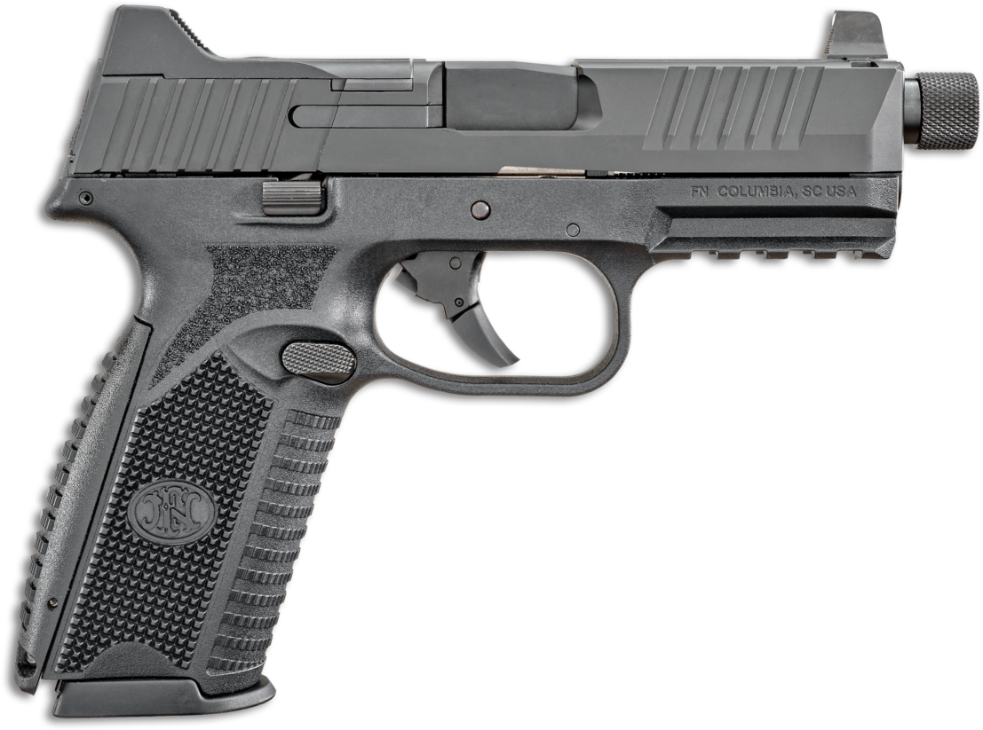 FN Herstal 509 Tactical DAO Pistol 66100527, 9mm Luger, 4.50", Interchangeable Backstraps, Matte Black, 10 Rds