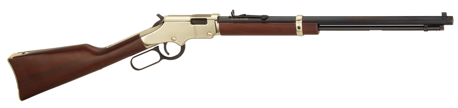 Henry Goldenboy Lever Action Rifle H004V, 17 HMR, 20" Octagon, Walnut Stock, Blue Finish, 11 Rds