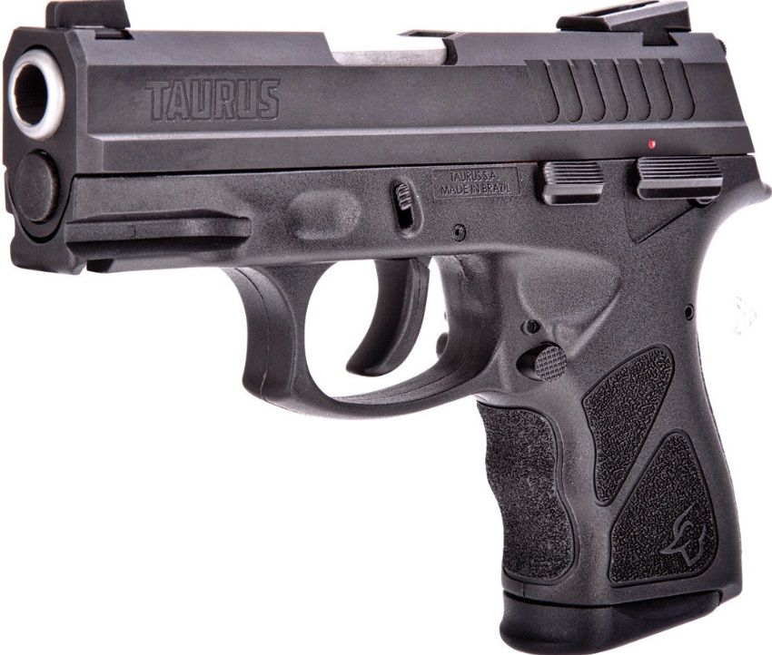 Taurus TH40 Compact Pistol 1-TH40C031-10, 40 S&W, 3.54in, Black Polymer Grips, 10 Rds