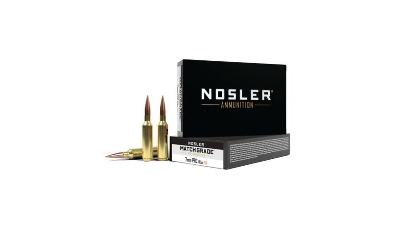 Nosler RDF Match Grade Rifle Ammunition 51295, 7mm PRC, RDF, 185 gr, 2875 fps, 20 Rd/Bx