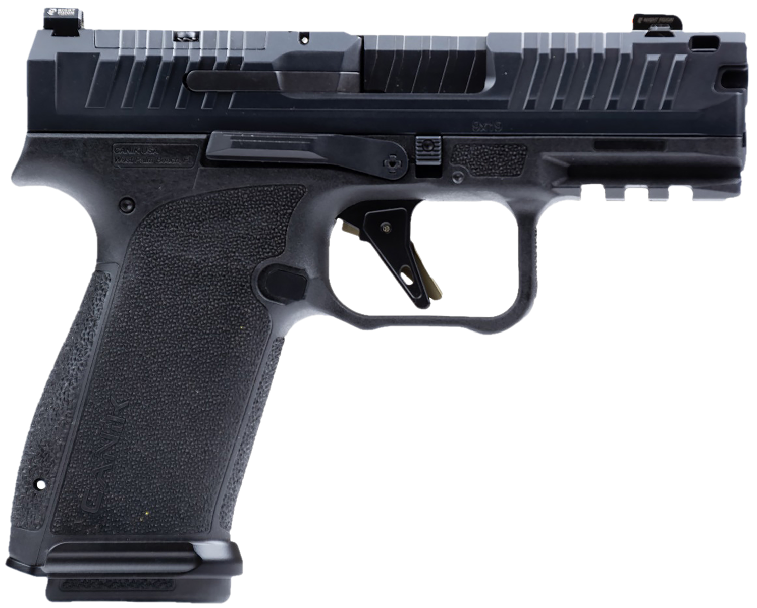 Century Mete MC9 Prime Optic Ready Pistol HG8328N, 9mm Luger, 3.64in, Black Finish, 17 Rds