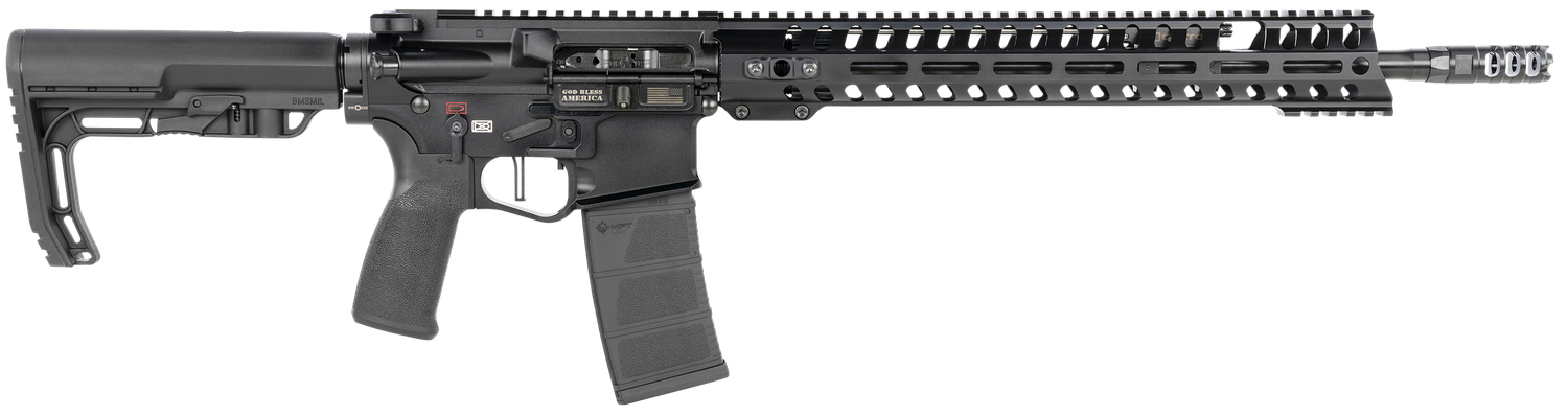 POF Renegade+ Gen 4 Rifle 00856, 5.56mm NATO, 16.5 in Fluted Barrel, Black Stock, Black Finish, 30 Rd