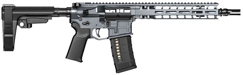 Radian Weapons Model 1 Pistol Rifle R0034, 223 Wylde, 10.50", Buffer Tube Stock, 30 Rds