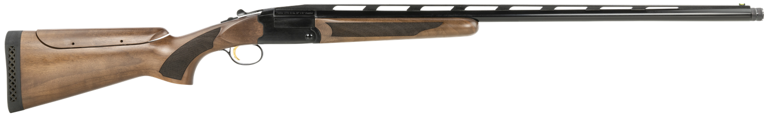 Pointer Sport Tek Trap Shotgun KIRSTTS12, 12 Gauge, 30", Blued Barrel/Rec, Turkish Walnut Wood Stock, Fiber Optic Sight