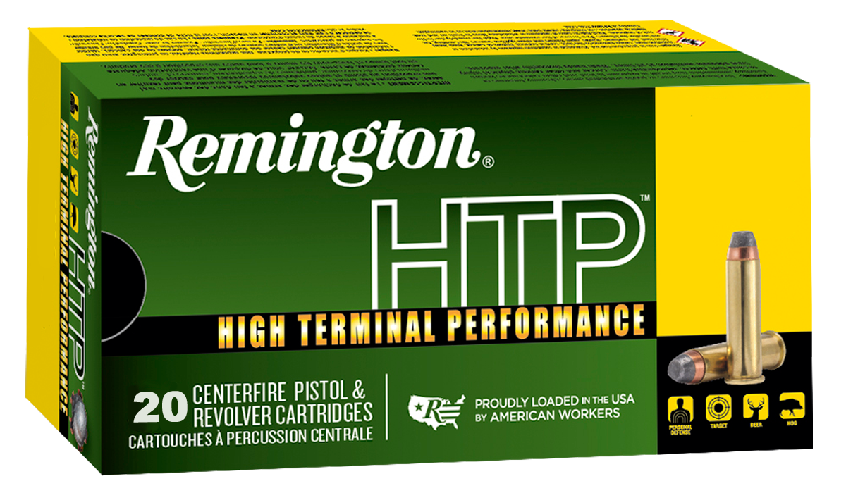 Remington High Terminal Performance Handgun Ammunition RTP357M7A, 357 Magnum, Semi-Jacketed Hollow Point, 110 GR, 1295 fps, 20 Rd/bx