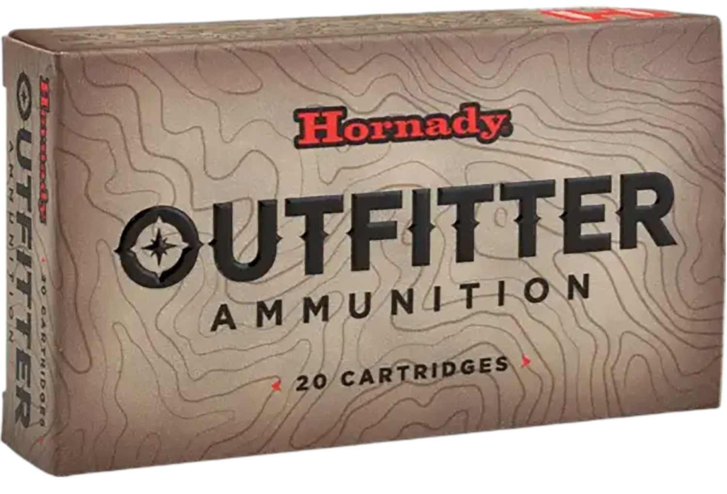 Hornady Outfitter Rifle Ammunition 822034, 300 WSM, CX OTF, 180 Gr, 2900 fps, 20 Rds