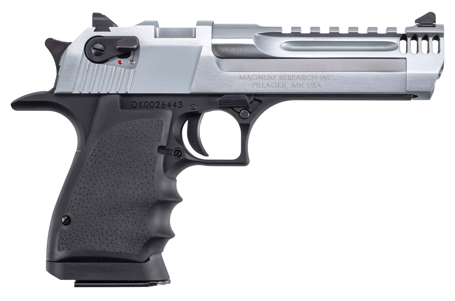 Magnum Research Desert Eagle L5 Pistol DE44L5BC, 44 Rem Mag, 5", Finger Grooved Rubber Grips, 8 Rds