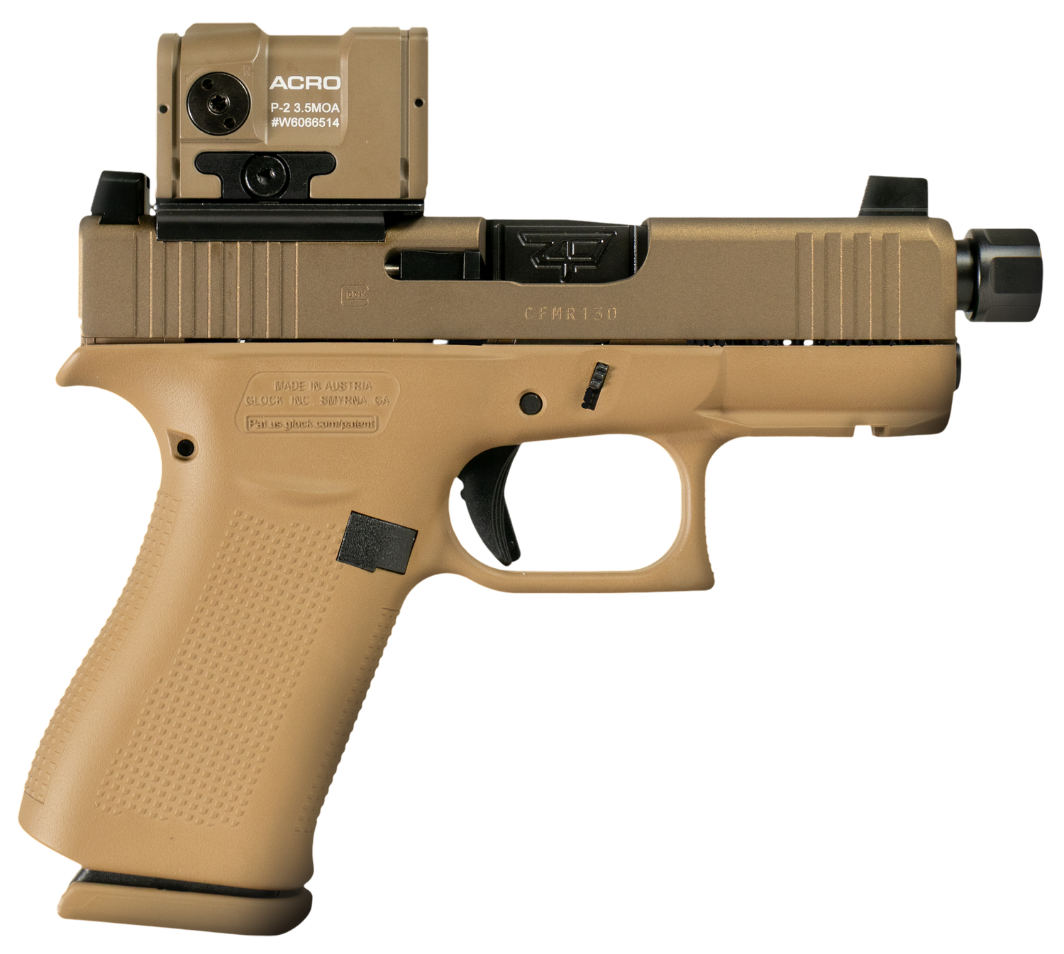 Glock G43X MOS 9mm Pistol with Aimpoint ACRO - Able Ammo